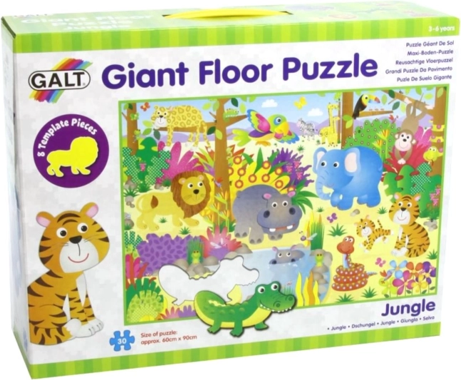 Galt óriás padlópuzzle – dzsungel, 30 darab