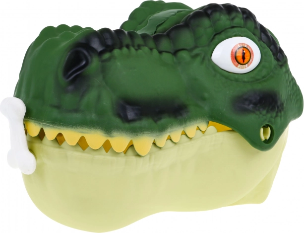 Dínóvilág figurakészlet 3+ éveseknek dinoszaurusz fej tárolóval és tájfilc alátéttel