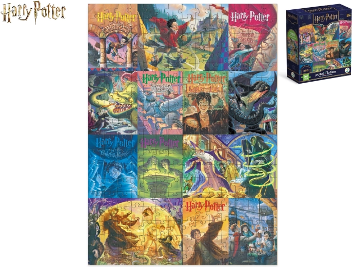 Harry Potter puzzle – könyvborító-kollázs (250 darabos)