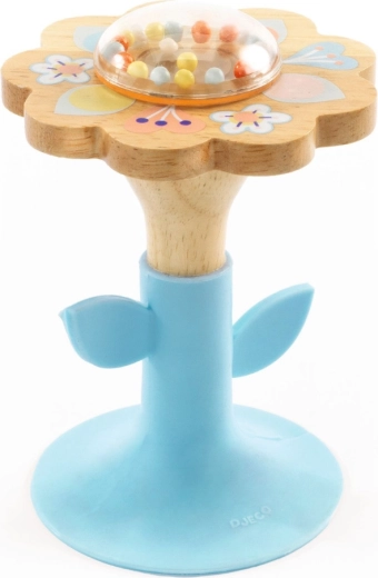 Stabil virág alakú csörgő tapadókoronggal