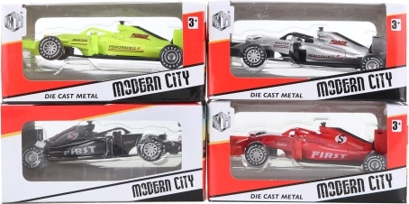 Fém Formula-modell 13 cm