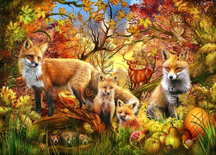 BLUEBIRD puzzle Az ősz szelleme 300 darab