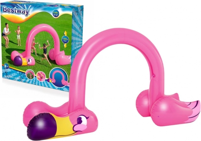 BESTWAY felfújható vízi szökőkút – flamingó