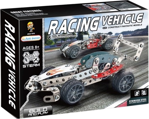 Fém építőkészlet Formaautó