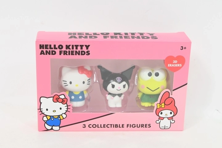 Hello Kitty and Friends 3D radírok – 3 db-os szett