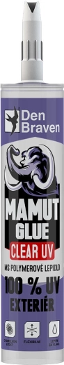 Átlátszó MAMUT GLUE CLEAR UV ragasztó, 290 ml
