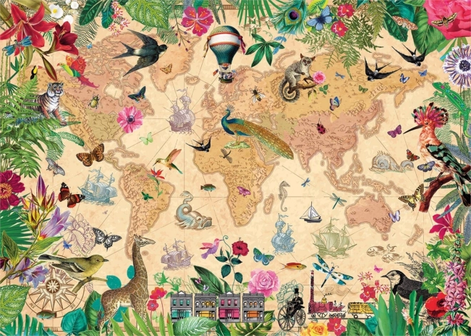 Puzzle Élettel Teli Világ 1000 darab, Gibsons