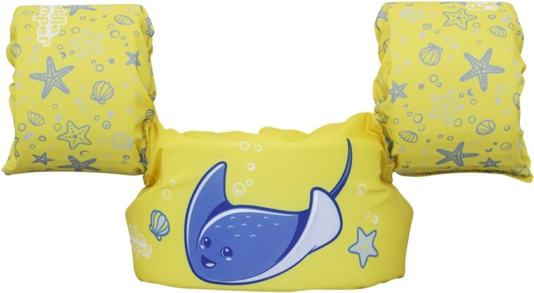 Stabilitás a vízben az ujjaknak és a habbetéteknek köszönhetően