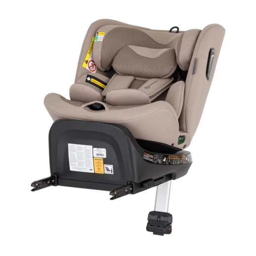 Biztonságos i-Size telepítés ISOFIX-szel és támasztólábbal