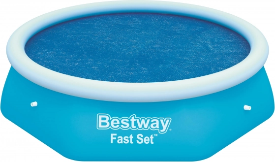 244 cm-es BESTWAY Fast Set napelemes medencetakaró fólia