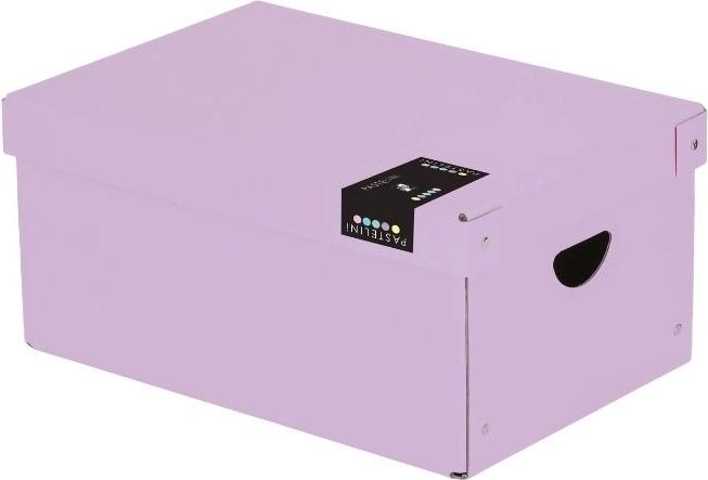 Nagy laminált doboz lila Pastelini