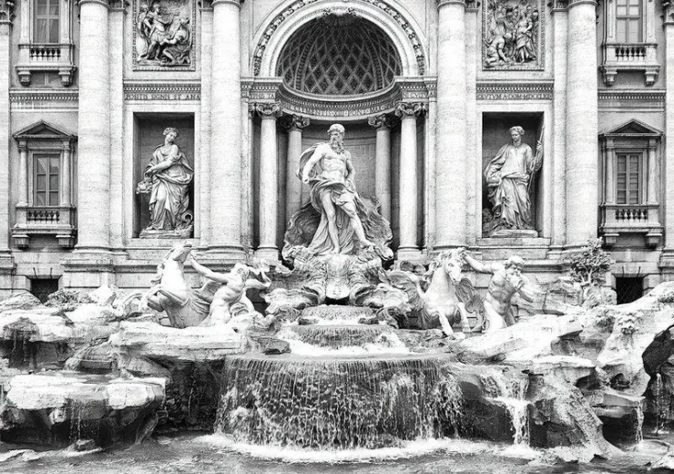 INTERDRUK Puzzle Utazás a világ körül: Trevi-kút, Olaszország 500 darab