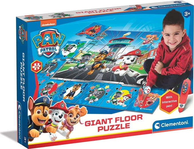 Puzzle és szőnyeg Mancs Őrjárat, 24 darab