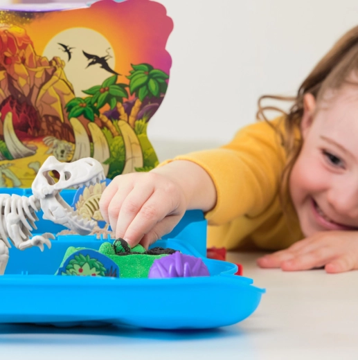 Dínó ásatások és jelenetépítés