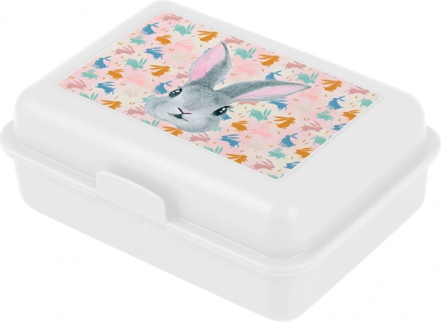 Baagl Bunny uzsonnás doboz, fehér, elválasztóval