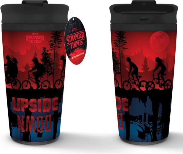 Stranger Things 4 műanyag utazóbögre fedéllel