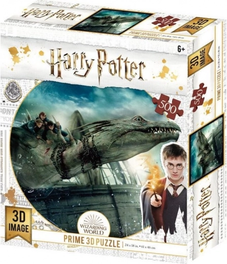 3D puzzle Harry Potter: Szökés a Gringott Bankból XL 300 darab