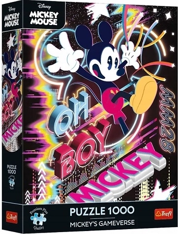 Premium Plus Disney Mickey Mouse puzzle – Virtuális világ, 1000 darab - 1 db