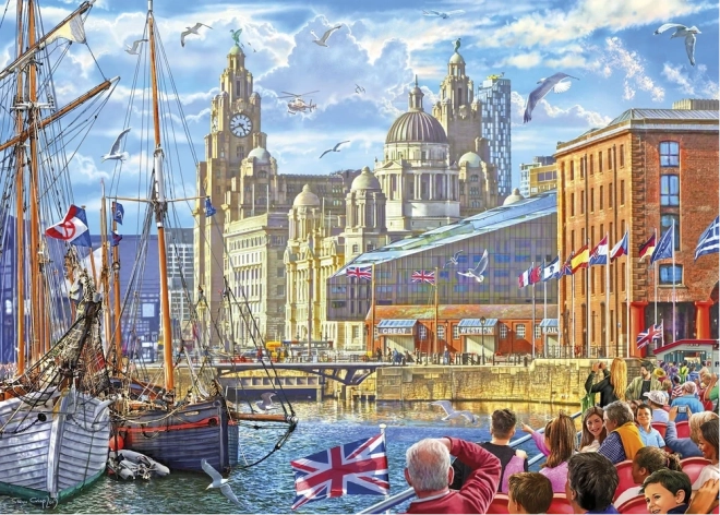 Puzzle Albert Dock, Liverpool 1000 darabos