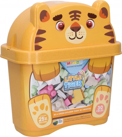 Építőkészlet Bio-Műanyagból 30 Kocka