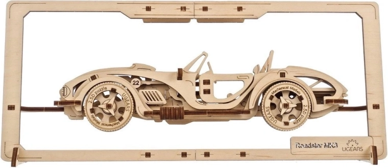 Ugears fa mechanikus puzzle Roadster mk3 2,5D