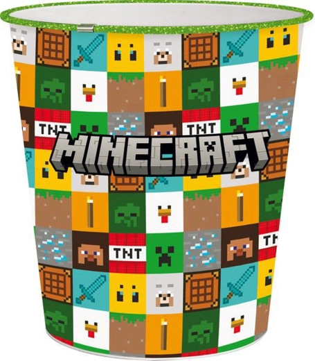 MINECRAFT műanyag szemetes 5 l