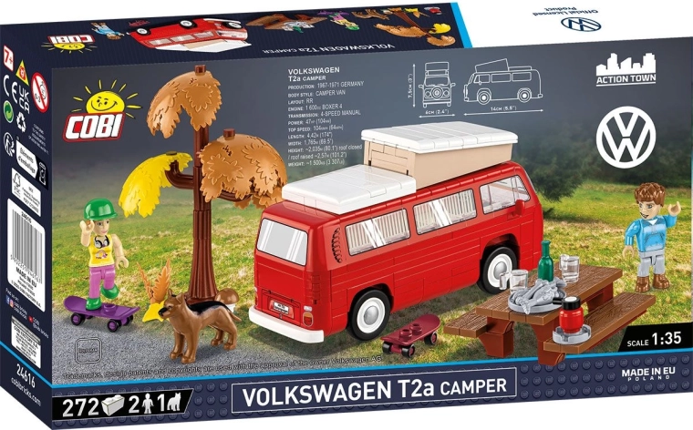 Ikonikus Volkswagen T2a 1:35 méretarányban