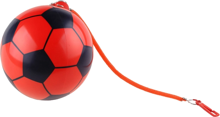 Rögzítési pont zsinórhoz a labda kontrollálásához