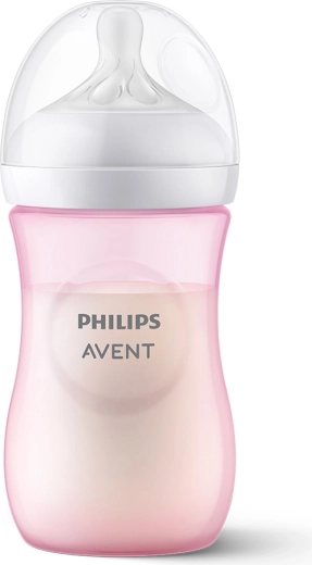 Philips Avent cumisüveg Natural Response 260 ml, rózsaszín (1hón+)