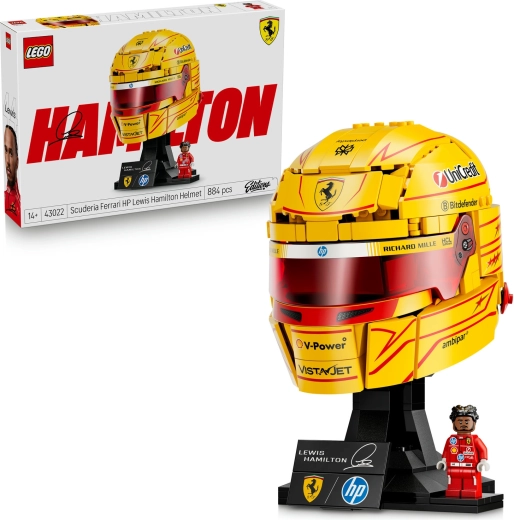 LEGO Editions Lewis Hamilton Scuderia Ferrari HP sisakja