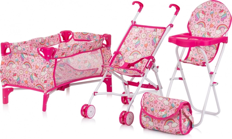 3 az 1-ben babakészlet CHIPOLINO TRIXY UNICORN