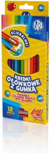 Astra Háromszögletű Színes Ceruzák 12 db