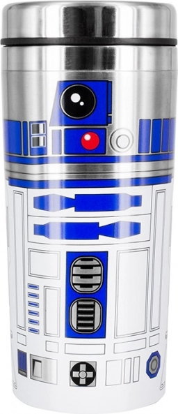 R2D2 rozsdamentes acél utazó bögre