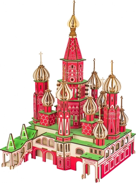 Színes 3D fa puzzle Boldog Vazul székesegyház