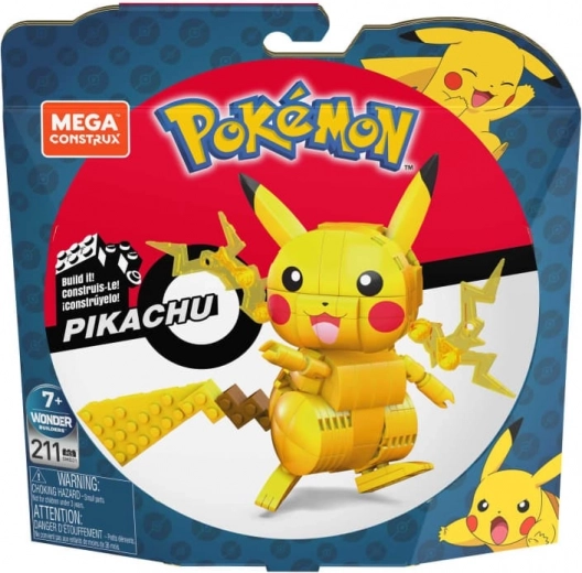 Pokémon Squirtle építőkészlet közepes – összeépíthető figura – Pikachu