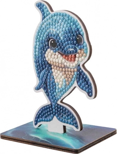 Gyémántfestés CRYSTAL ART: Óceán - Delfin