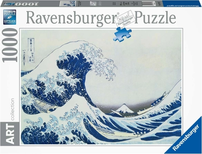2D puzzle 1000 darabos Nagy hullám Kanagawában
