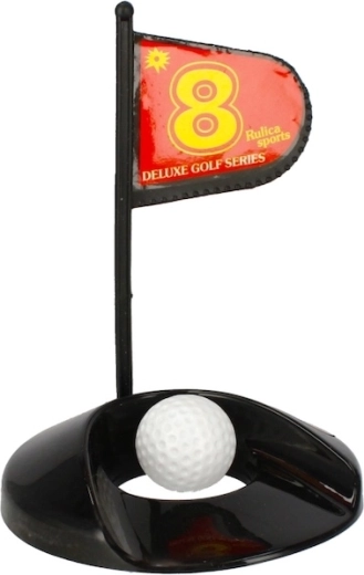 Cél lyukkal és zászlóval a pontosság gyakorlásához