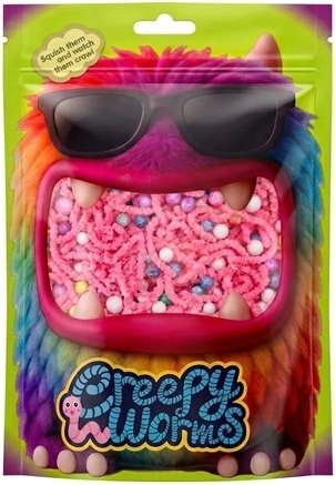 Stnux Creepy worms rózsaszín szenzoros kukacok