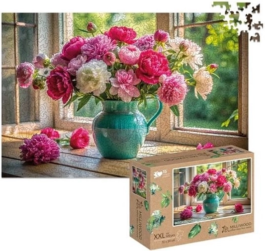 Milliwood fa puzzle XXL Virágzó ablak 500 darab