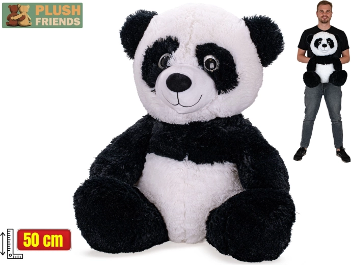 Plush Friends plüss panda 50 cm (ülő)