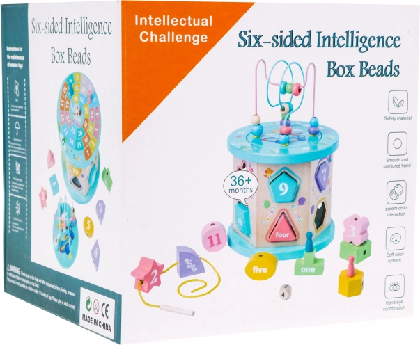 Fa oktató többlapos játék 4 az 1-ben gyerekeknek