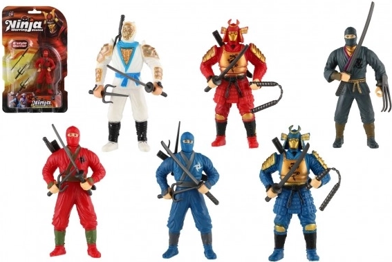 Nindzsa figura kiegészítőkkel 10 cm
