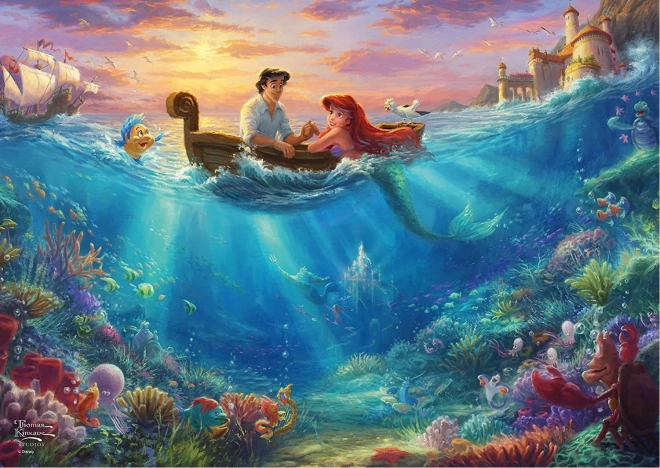 Puzzle fém dobozban Ariel 500 darab