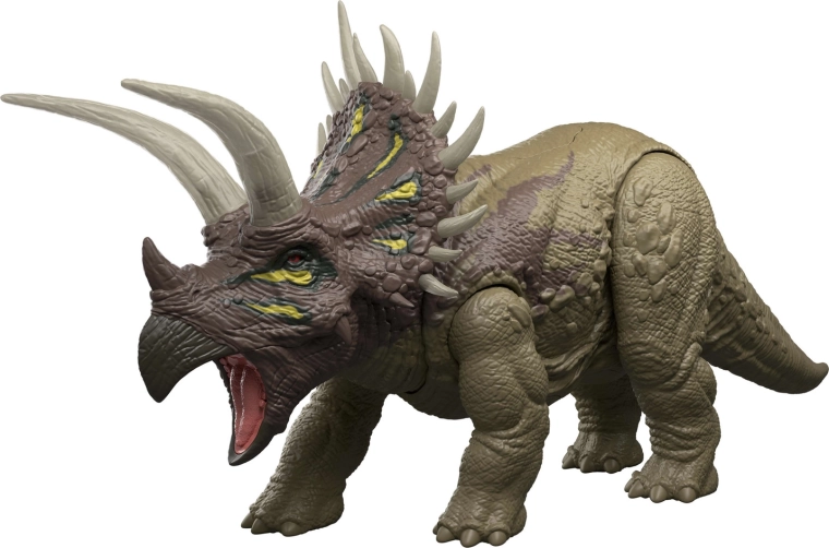 Élethű triceratops kidolgozott részletekkel