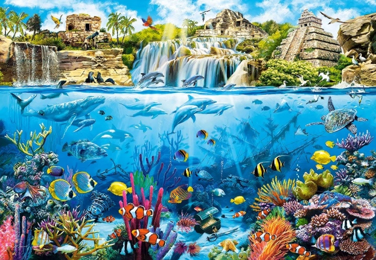 1500 darabos puzzle – Kalózsziget: Korallzátony