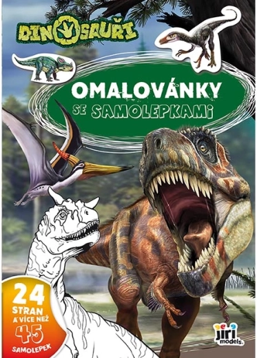 A4-es kifestőmatrica-szett – Dinoszauruszok