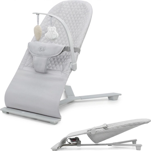 Kinderkraft MIMI ringató pihenőszék light grey 9 kg-ig