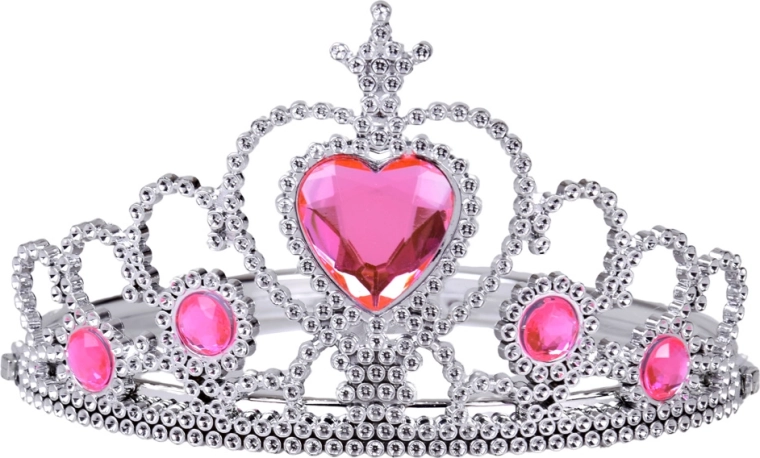 Hercegnői korona rózsaszín kövekkel