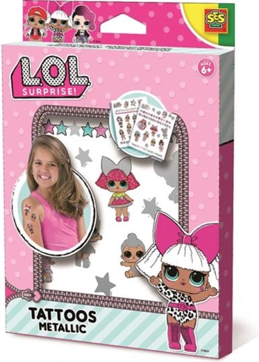 SES L.O.L. Surprise! metál tetoválások